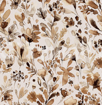 Floral mural with a relaxed, homey feel.

