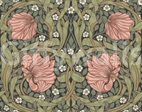 Vintage floral wallpaper for interiors


