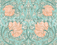 Vintage floral wallpaper for interiors

