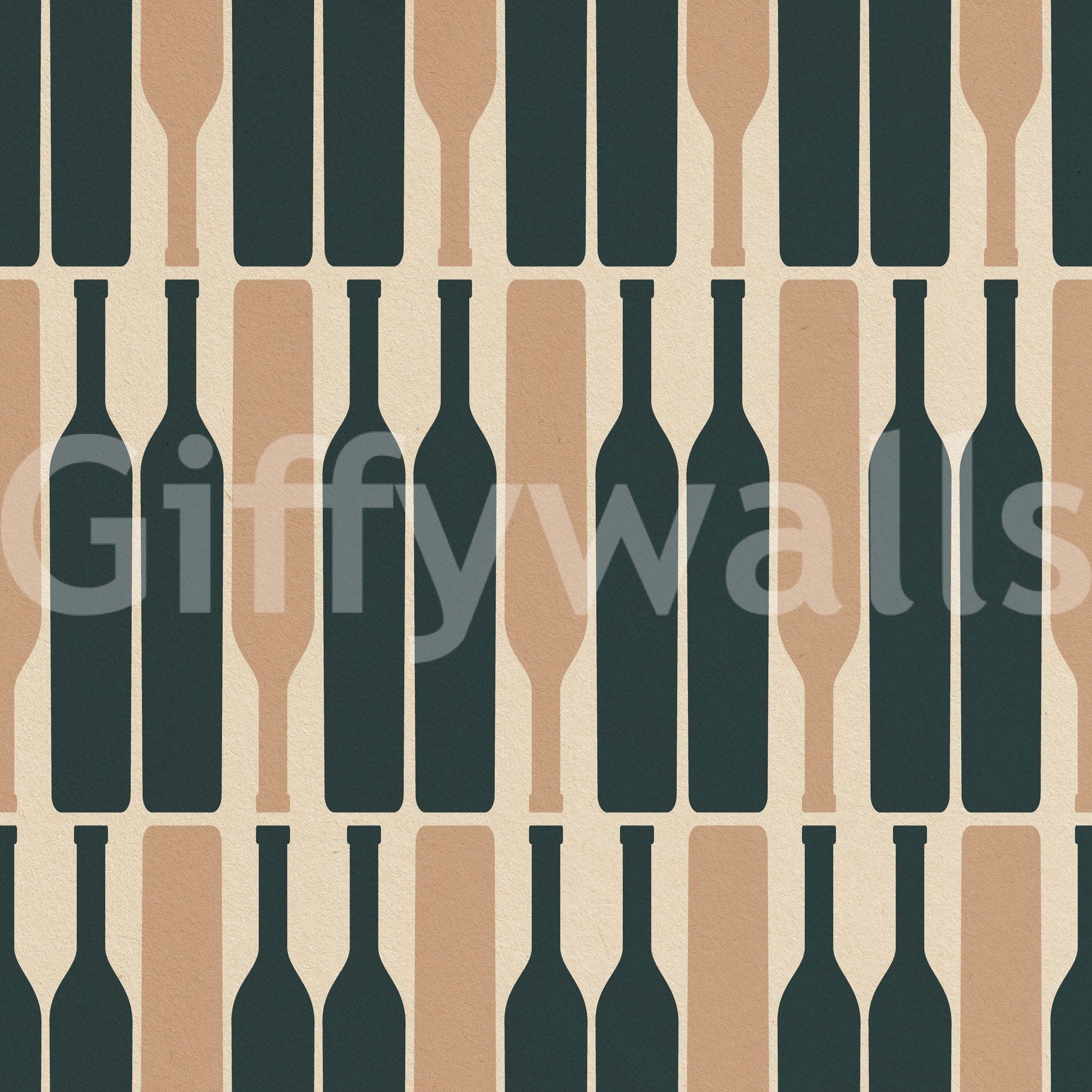 Modern geometric blue wallpaper for contemporary homes.

