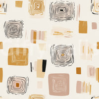 Modern, balanced geometric wallpaper for a calm and stylish room.

