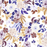 Subtle botanical wall mural for modern interiors

