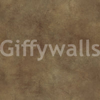 Distressed leather look wallpaper in tobacco hue

