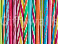 Colorful candy-themed rock sweets mural for playful decor

