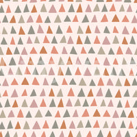 Soft earth-toned triangle wallpaper for calm and cozy spaces.

