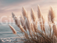 Seaside dreamscape wallpaper with natural tones

