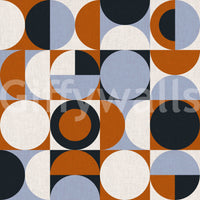 Warm, artistic abstract wallpaper for cozy atmosphere

