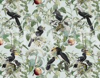 Hand-drawn safari wallpaper with animal patterns

