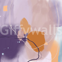 Soft flowing mural blending creativity and class

