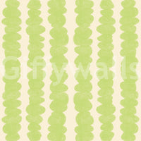 Lime Pebble Stacks wallpaper for energetic, modern spaces

