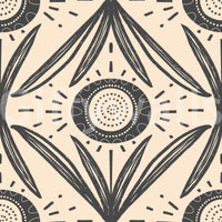 Modern vintage floral mural wallpaper
