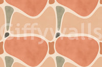 Stunning geometric wall mural

