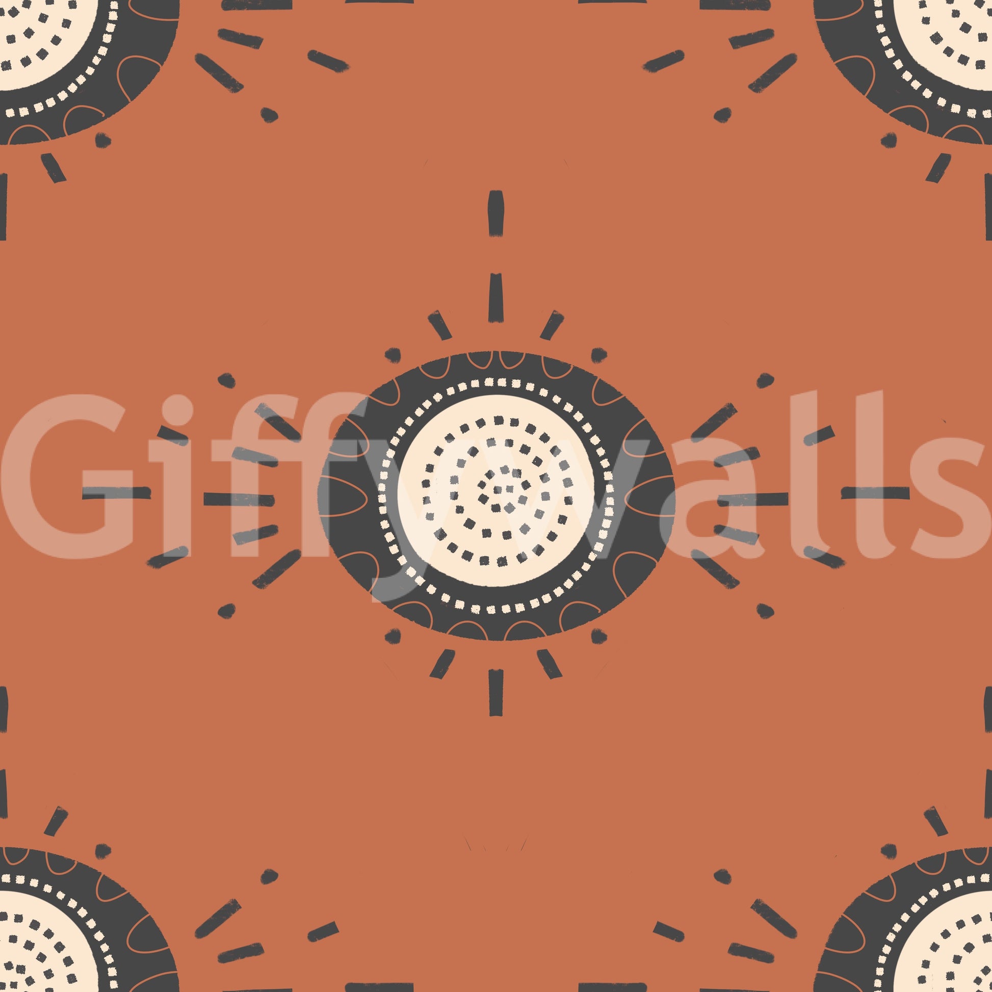 Scandinavian-inspired floral wallpaper offering a serene and stylish look

