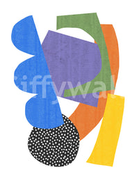 Fragmented Harmony Wall Mural adding contemporary style to your walls

