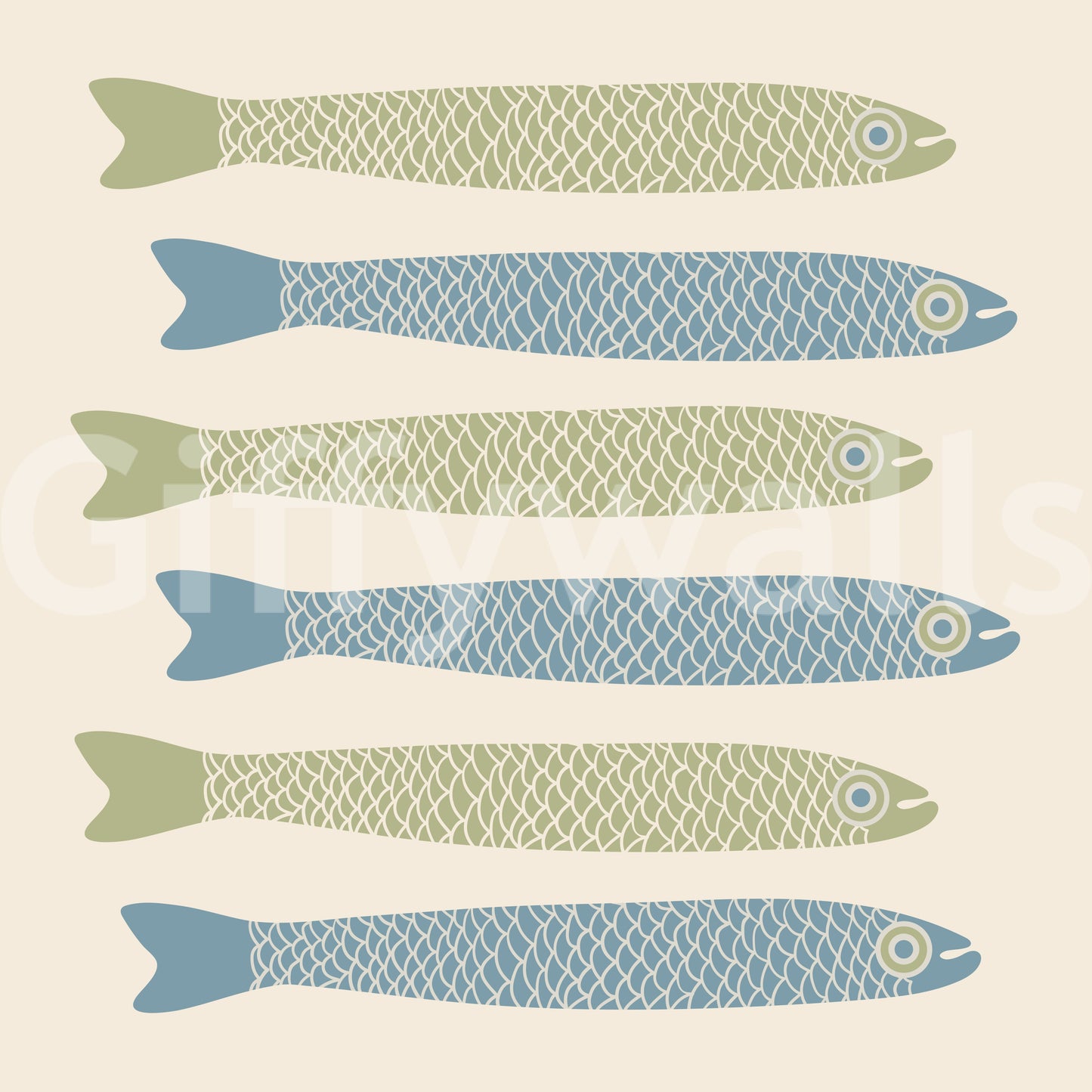 Light and airy wall wallpaper design
