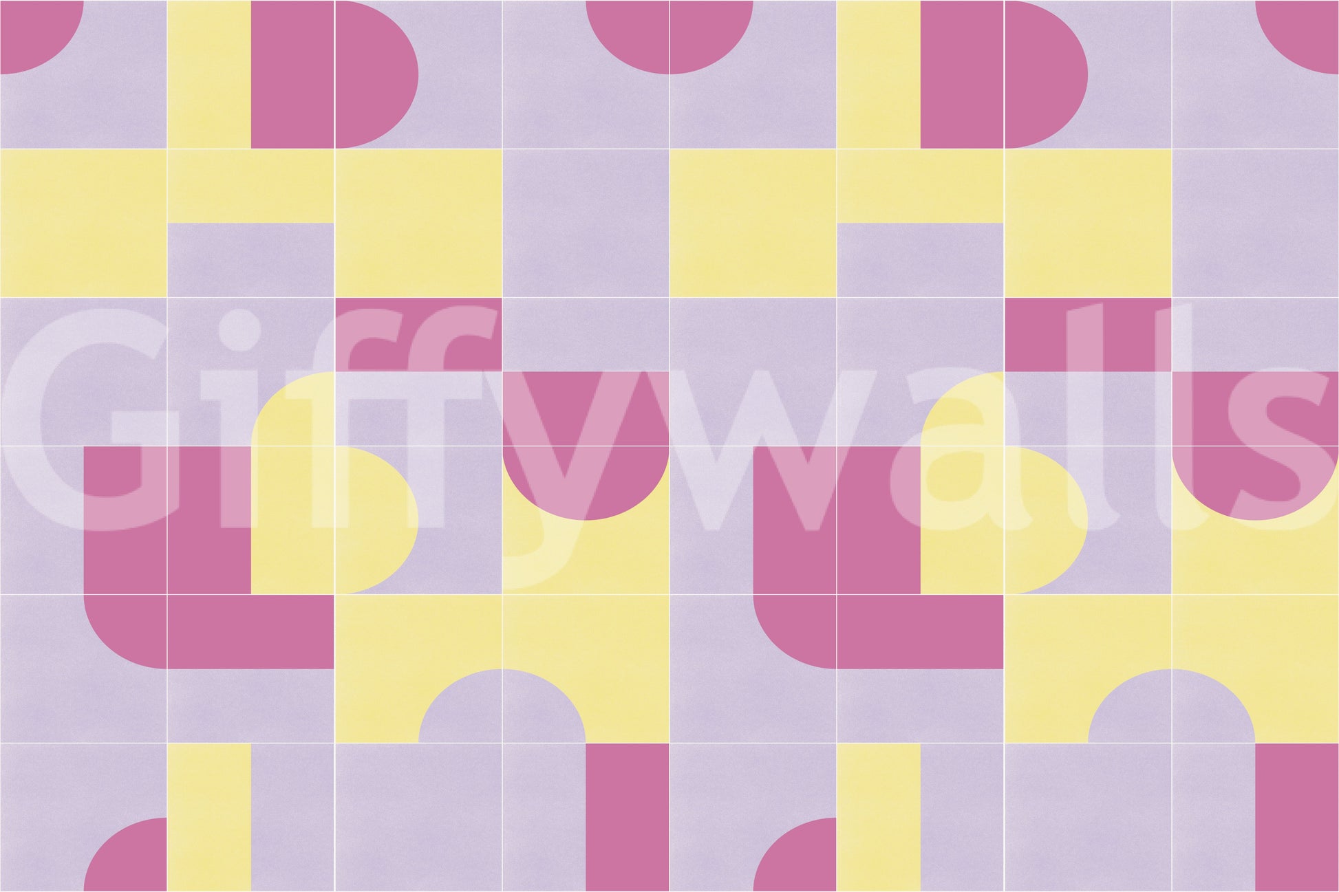 Light retro mural wallpaper for kitchen

