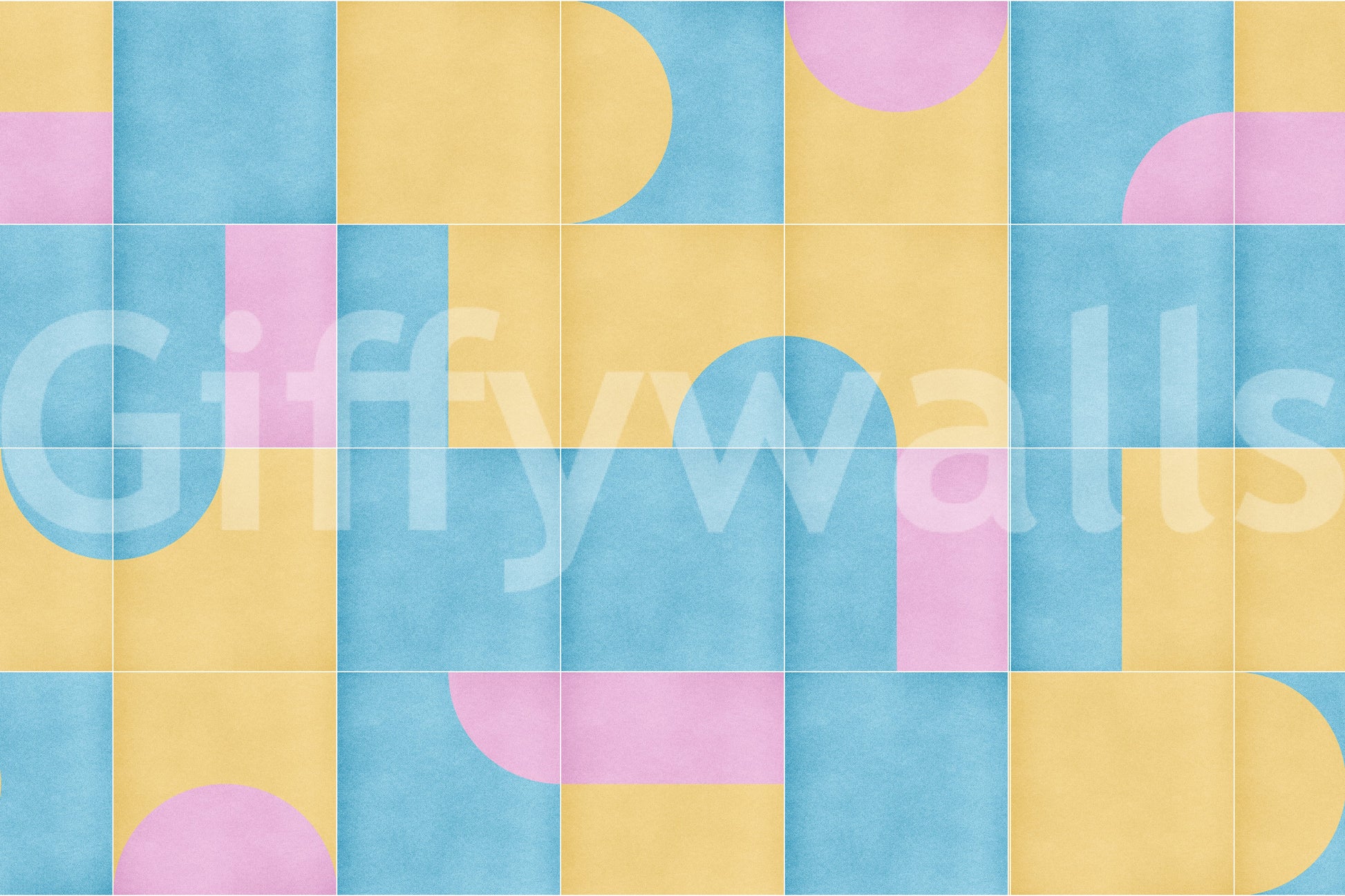 Easy tile look wallpaper mural

