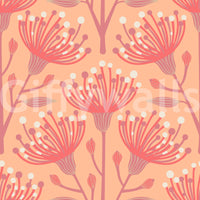 Seasonal floral design wallpaper
