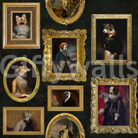 Artistic and unique animal-themed wallpaper.

