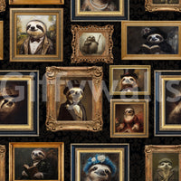 Artistic and unique animal-themed wallpaper.

