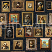 Artistic and unique animal-themed wallpaper.

