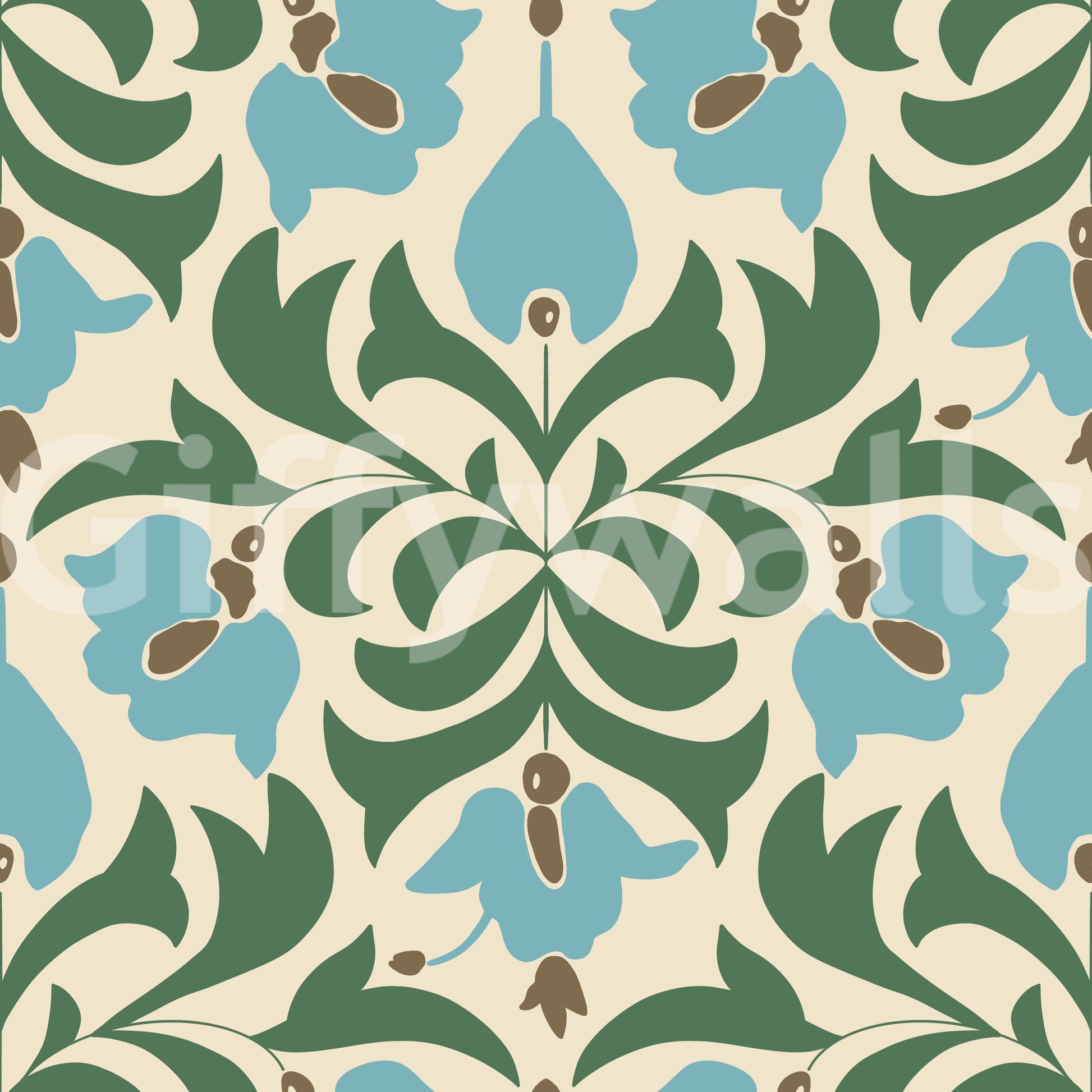 Provides a soothing, artistic backdrop.
