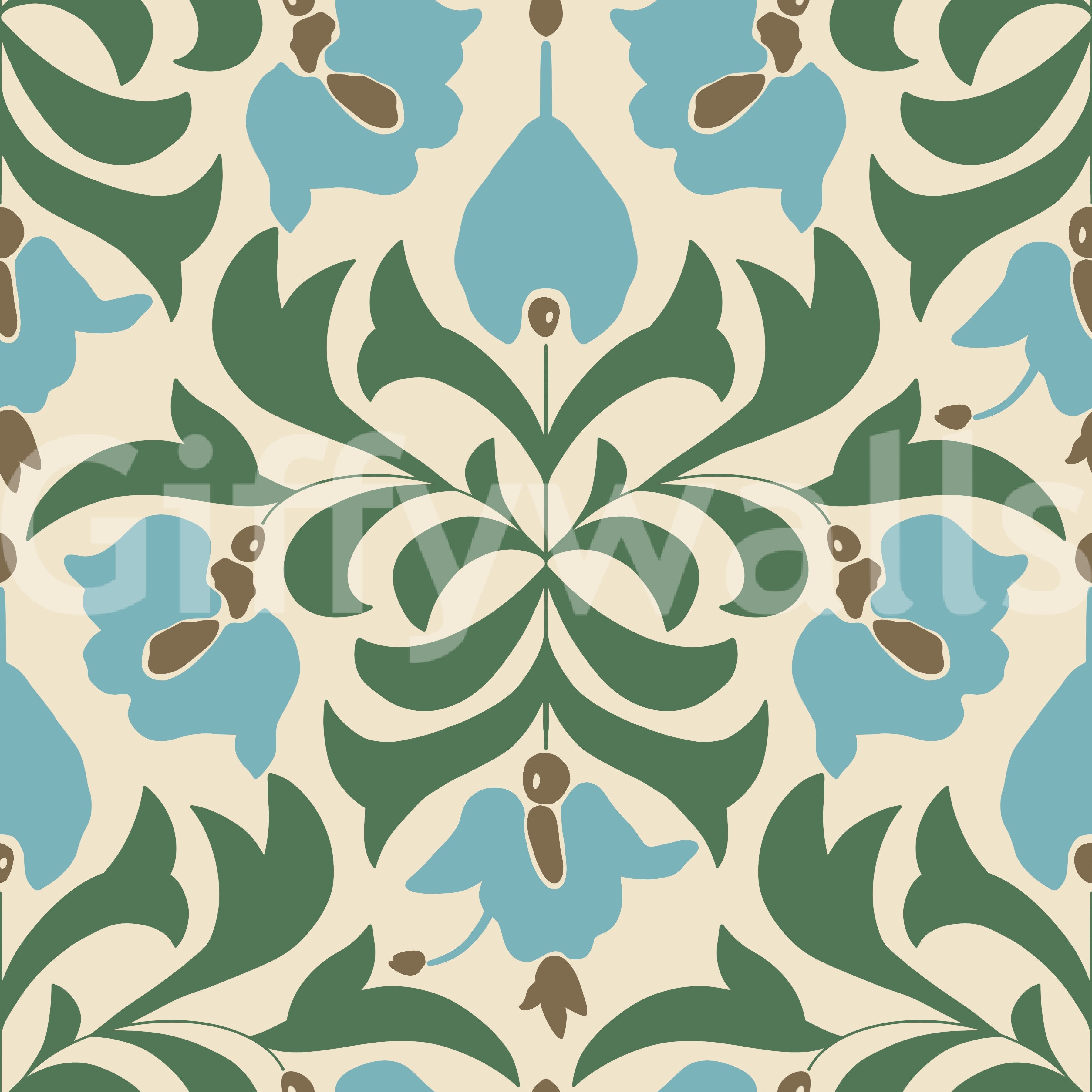 Provides a soothing, artistic backdrop.
