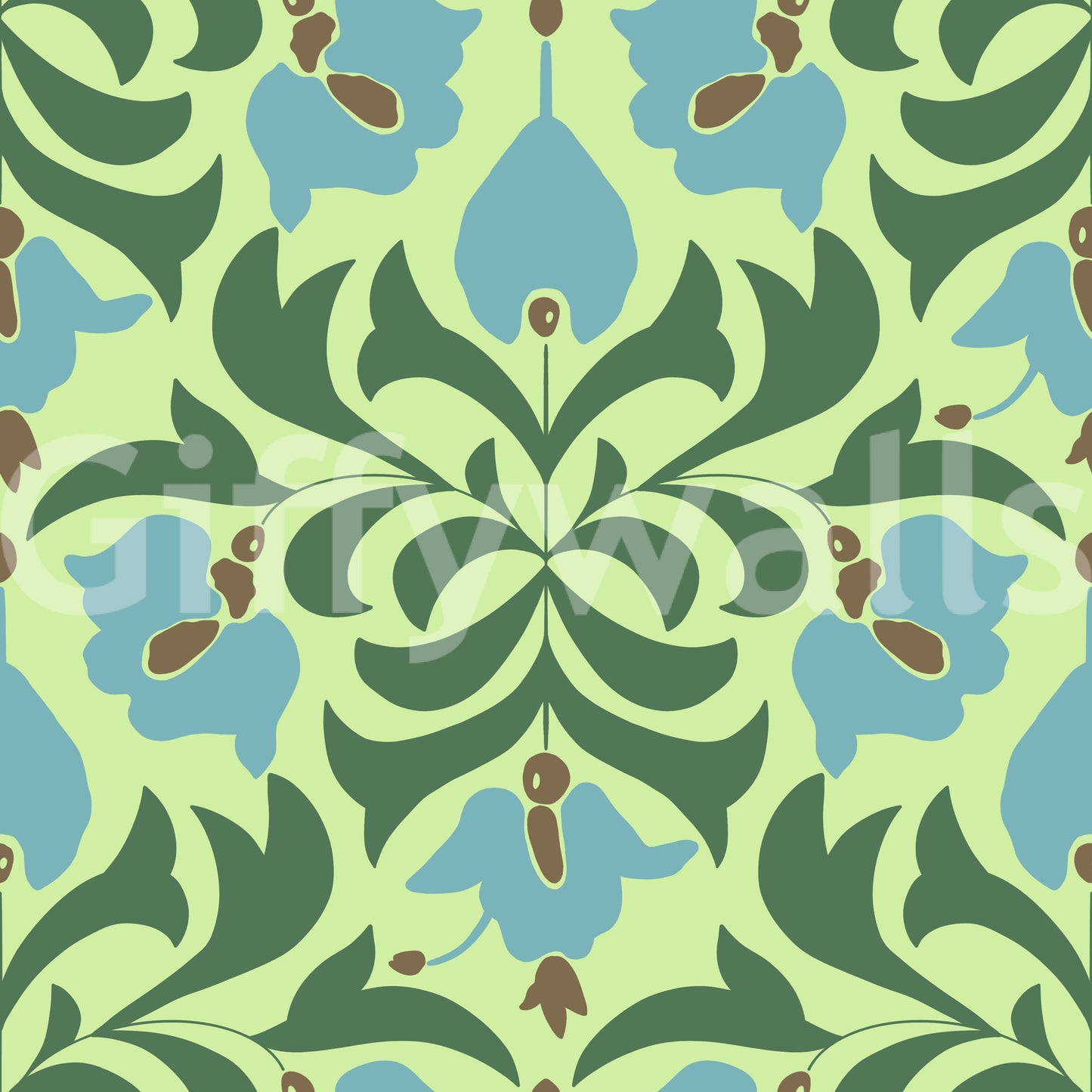 Orbisca - Botanical Balance Wallpaper⁠