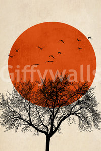 Suitable for a cheerful, modern, or calming interior.
