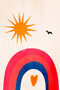 Suitable for a retro, themed, or playful interior.
