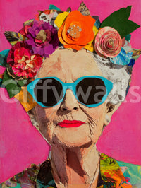 portrait of a woman with a joyful expression

