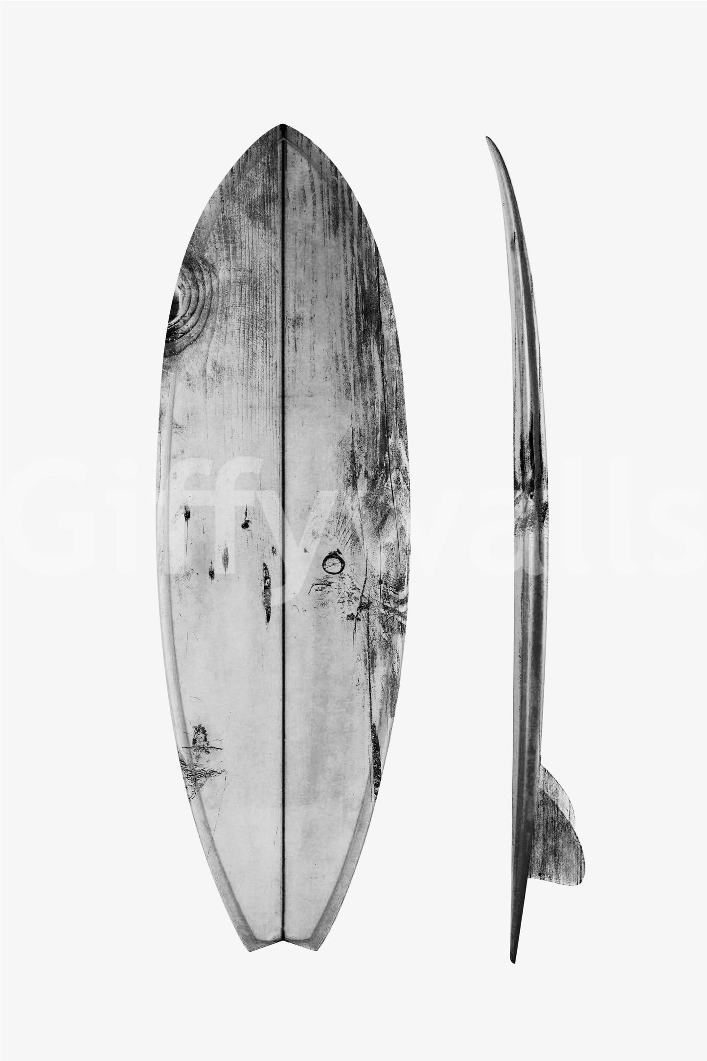 textured wood grain mural

