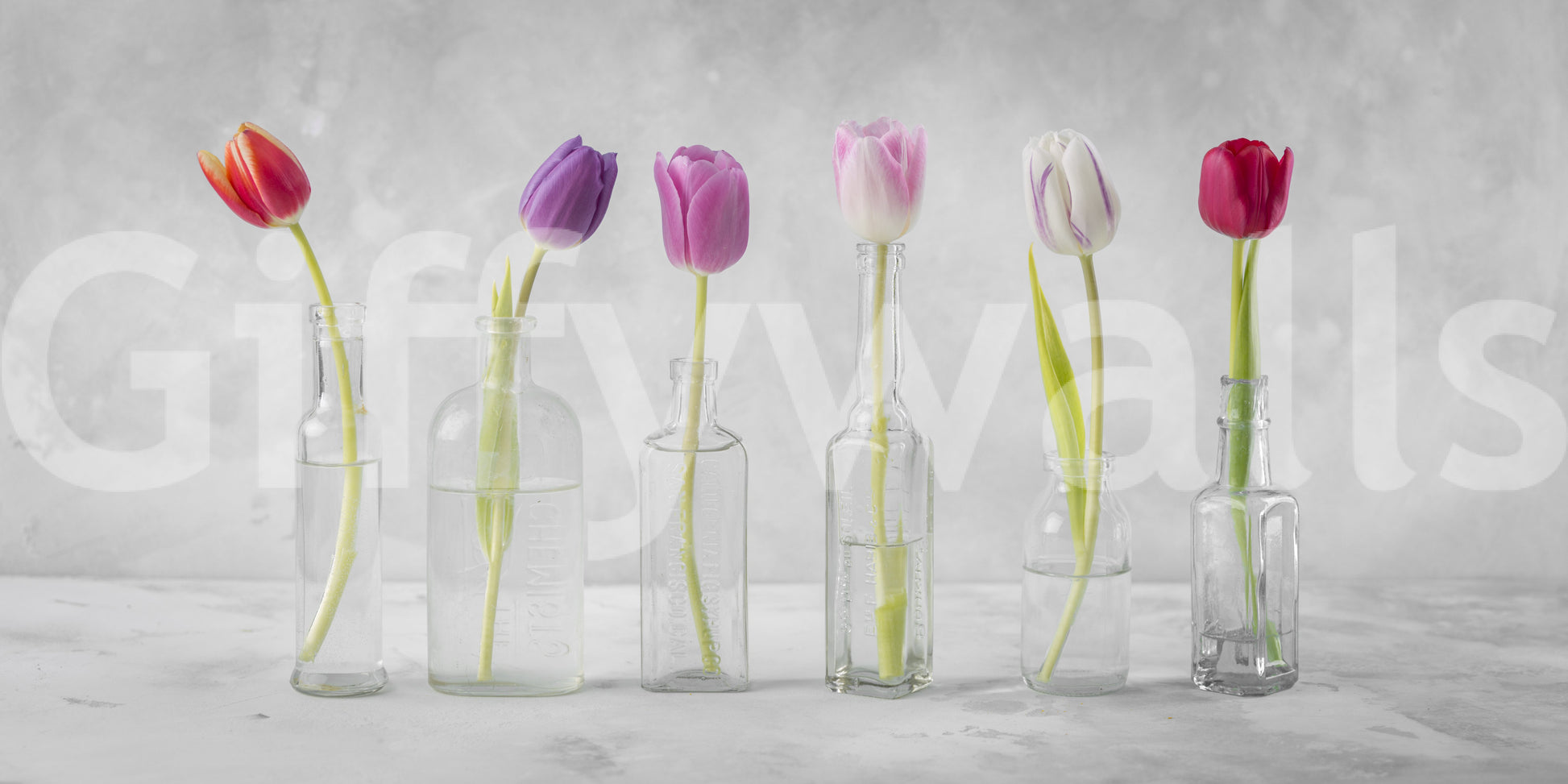 A view of the mural as the defining centerpiece of a stylish study or bedroom.

