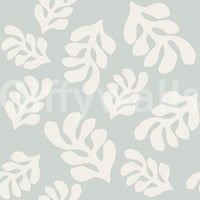 The Leafy Calm mural makes a sophisticated and subtle statement.

