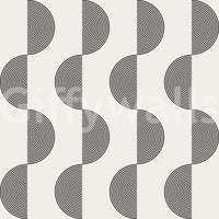 The Retro Echoes mural makes a bold and cheerful statement.

