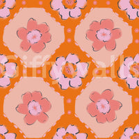 The design is non-realistic and interpretive.

