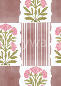 The design is non-realistic and interpretive.

