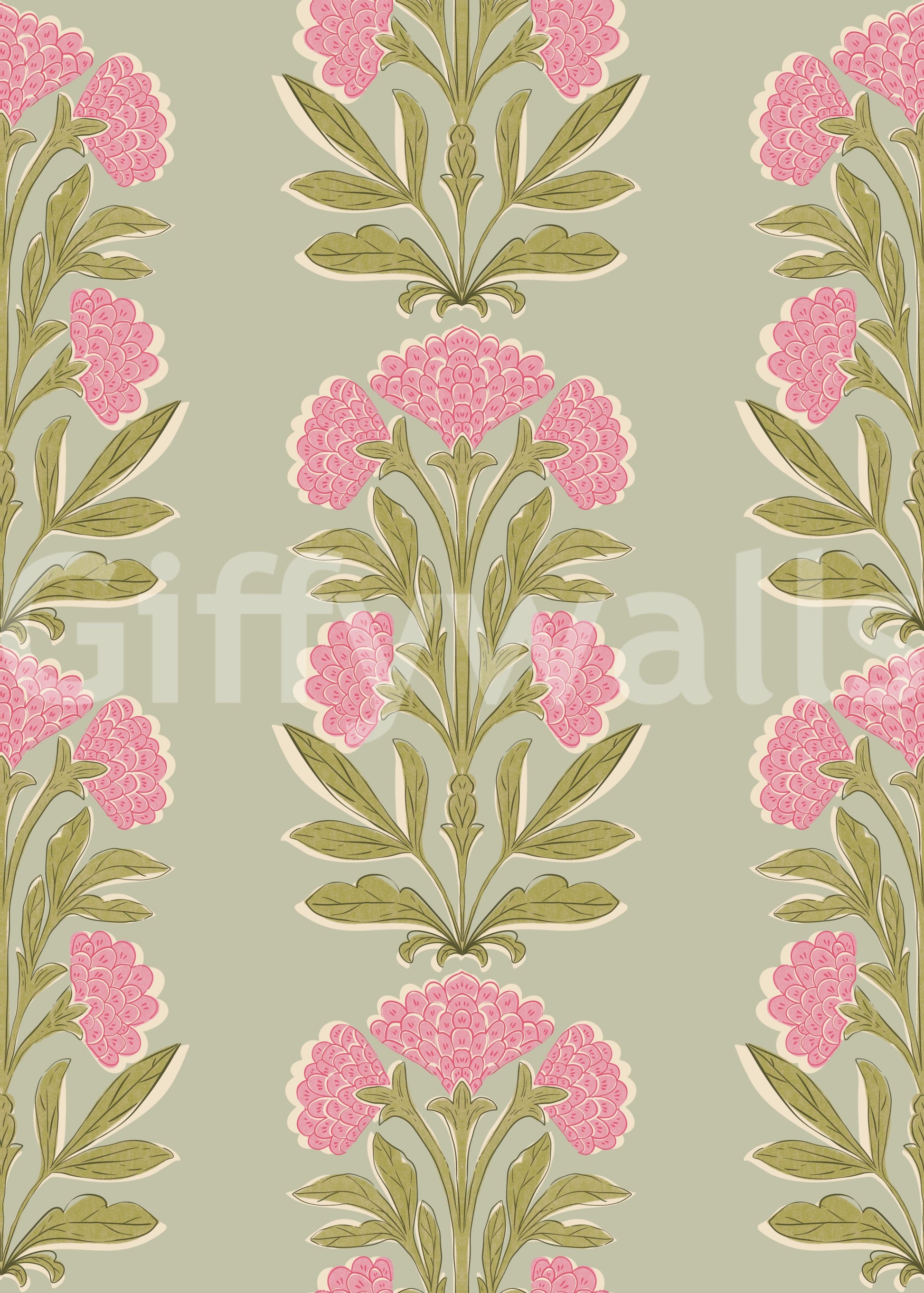 The design is non-realistic and interpretive.

