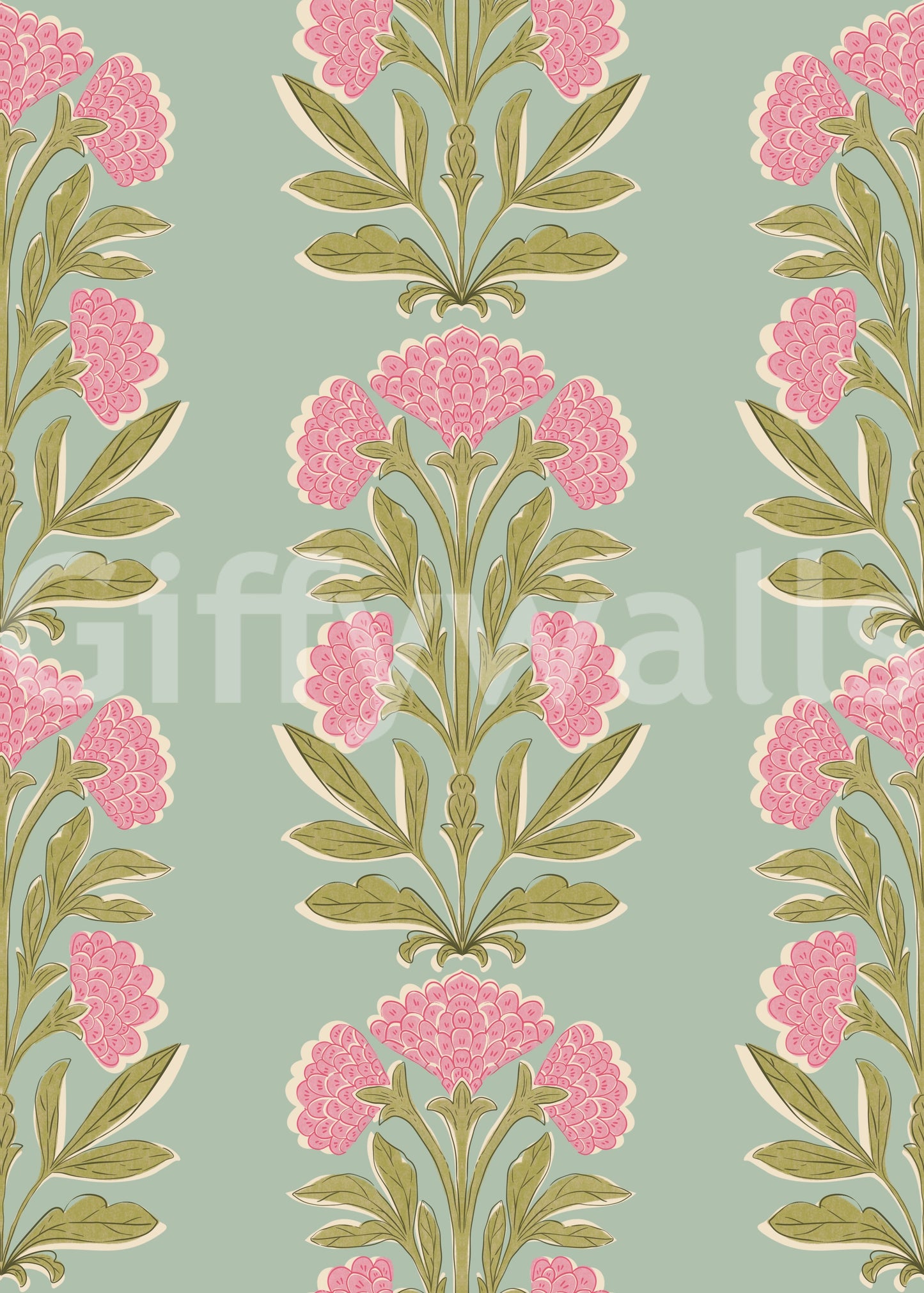 The design is non-realistic and interpretive.

