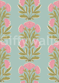 The design is non-realistic and interpretive.


