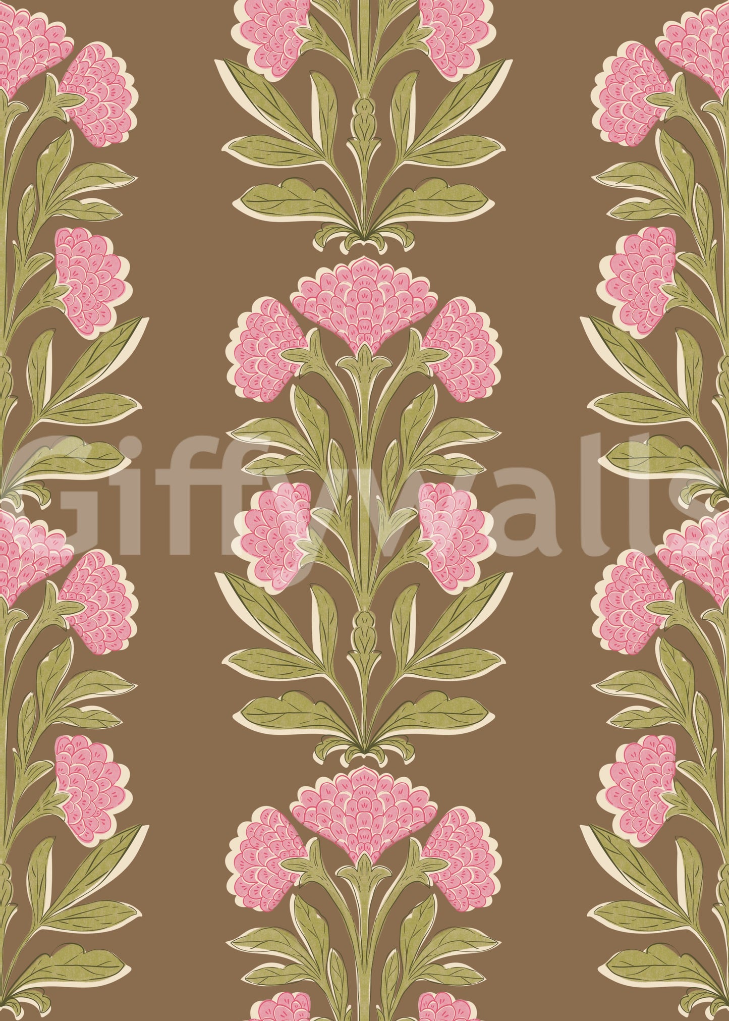 The design is non-realistic and interpretive.

