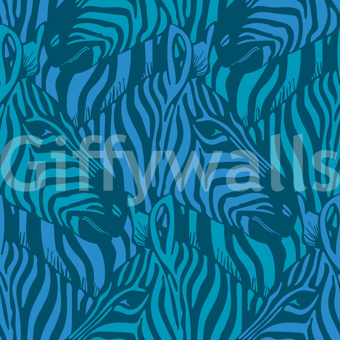 The design is non-realistic and interpretive.

