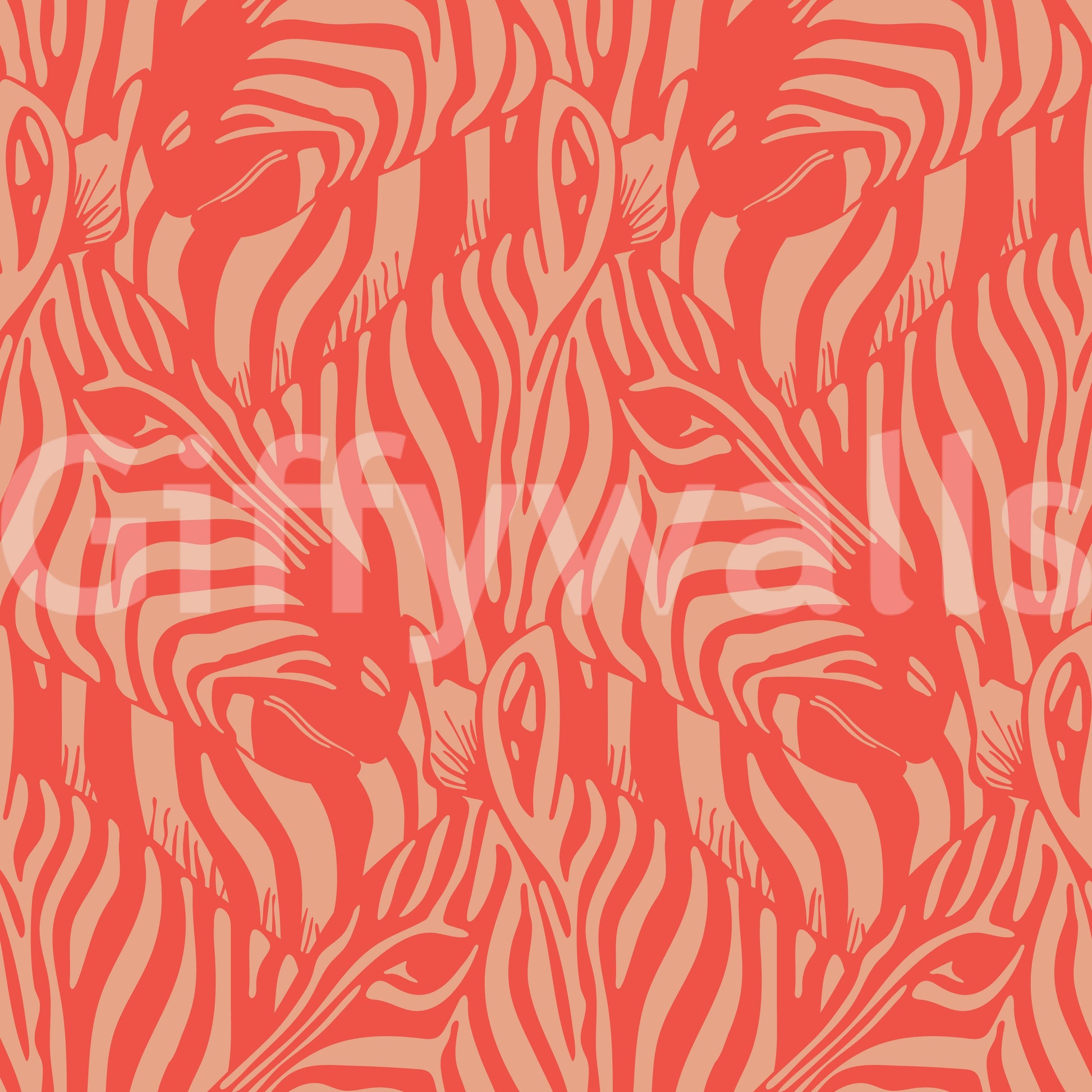 The design is non-realistic and interpretive.

