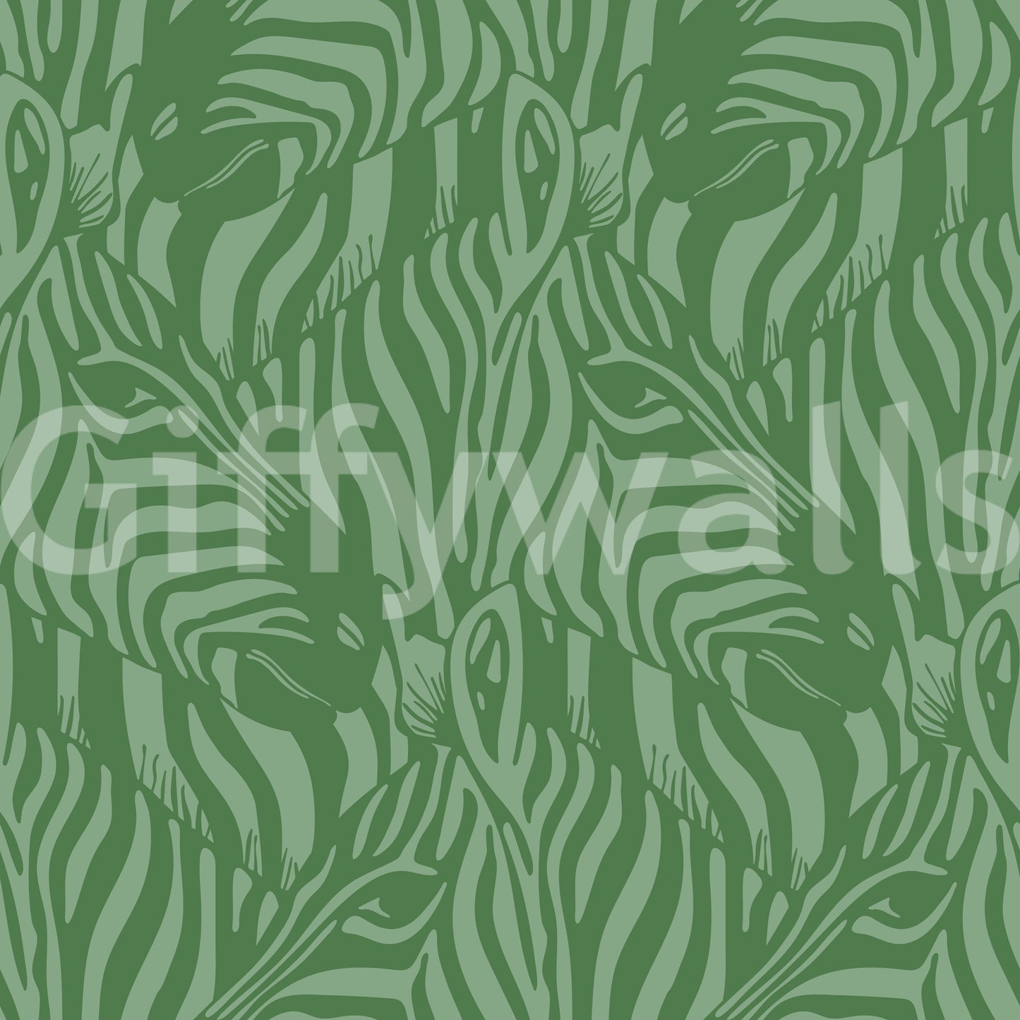 The design is non-realistic and interpretive.

