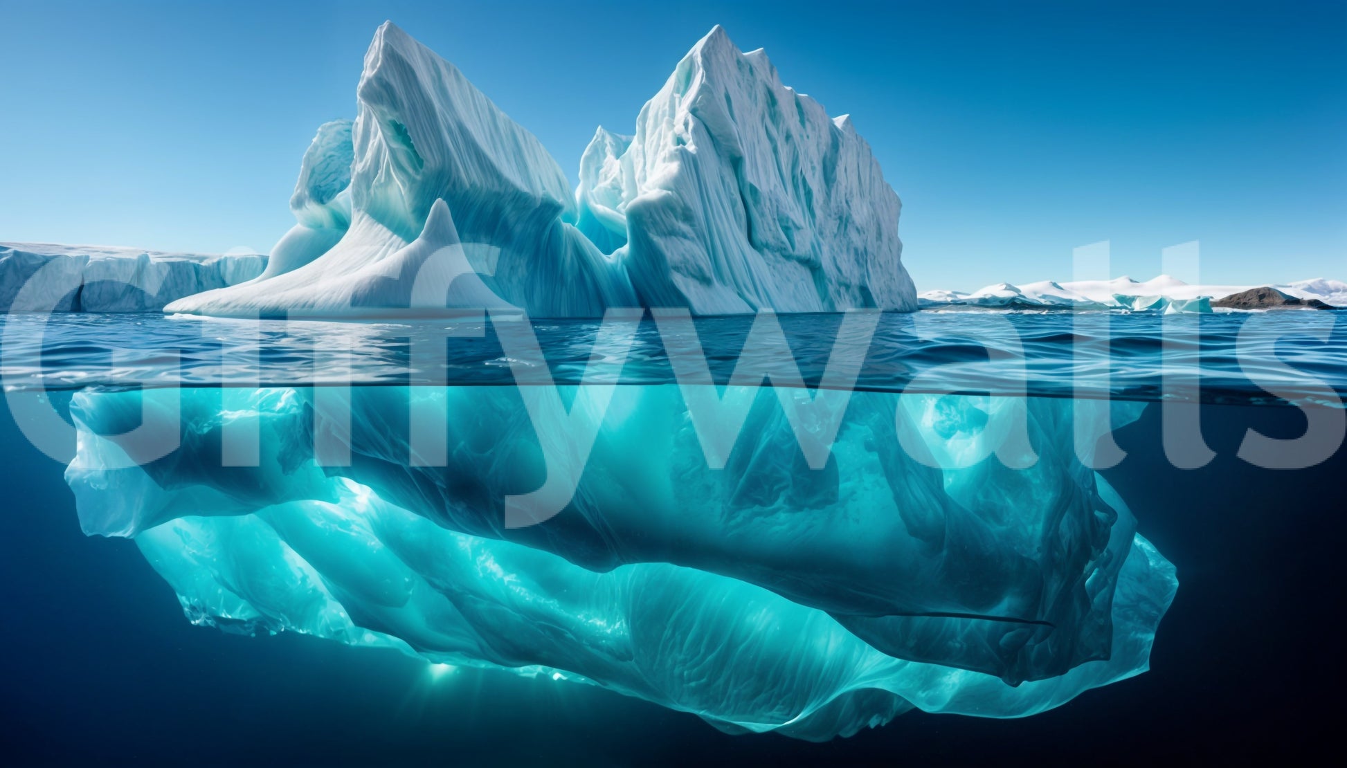 The design is non-realistic and interpretive.

