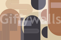 The design is non-realistic and interpretive.

