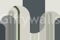 The design is non-realistic and interpretive.

