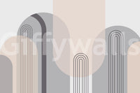 The design is non-realistic and interpretive.

