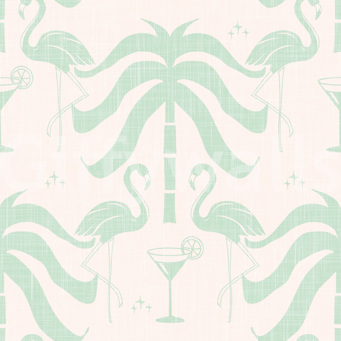 The design is non-realistic and interpretive.

