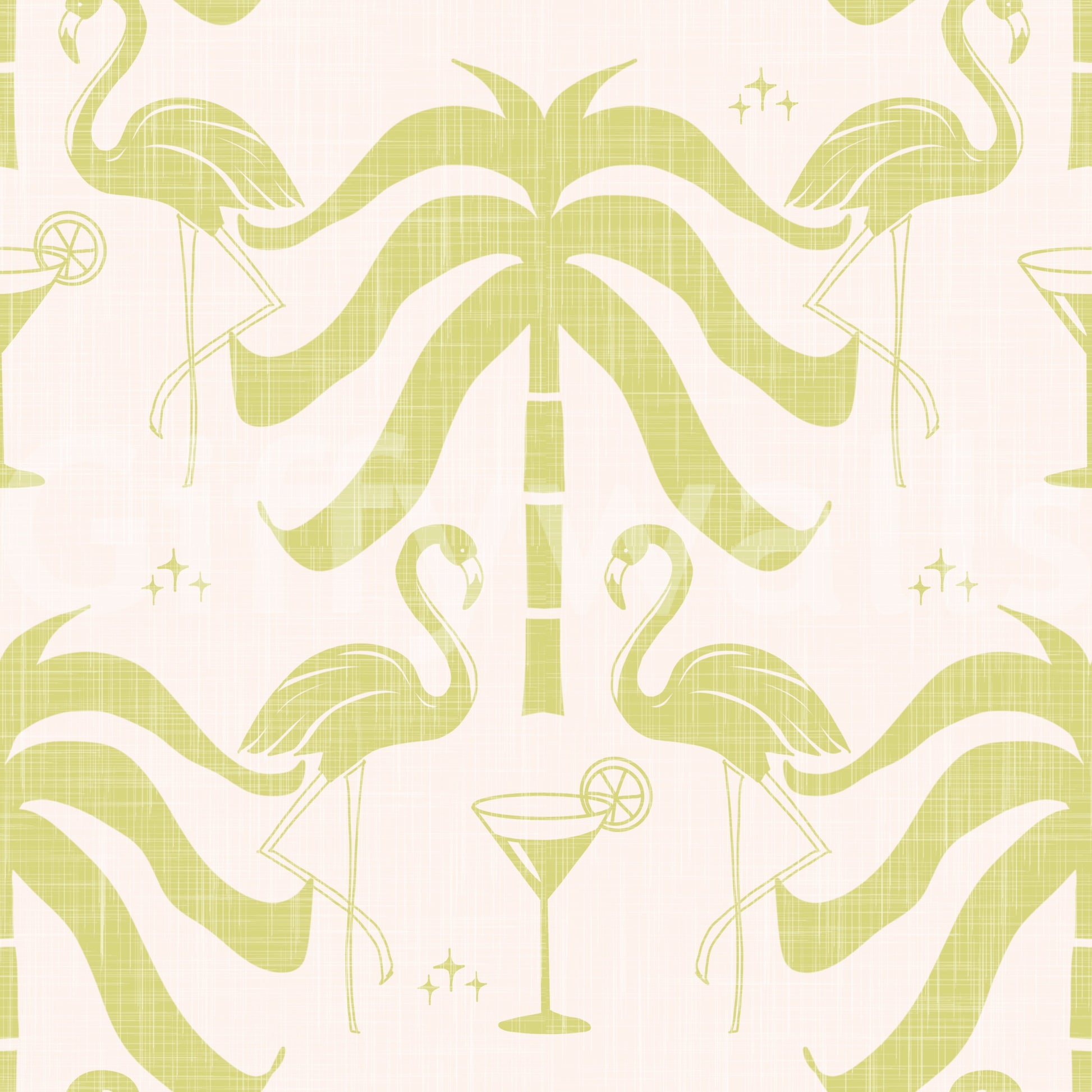 The design is non-realistic and interpretive.

